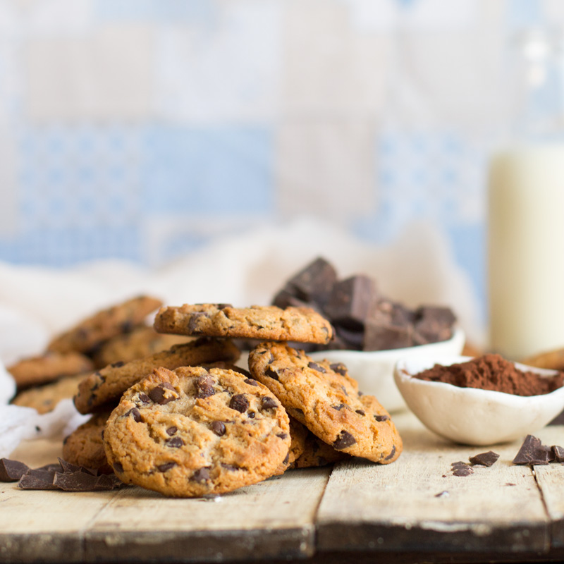 receta paso a paso cookies de chocolate