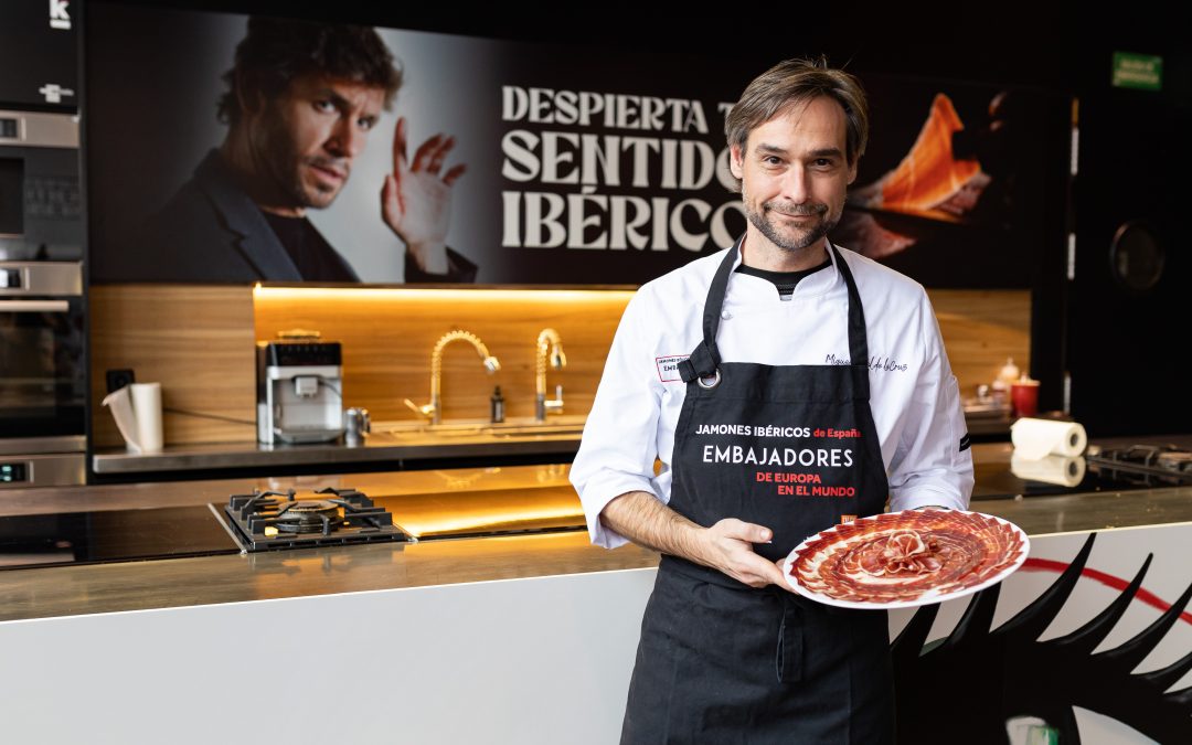 Showcooking exclusivo a seis manos con chefs internacionales estrella Michelín con un protagonista estelar, el Jamón Ibérico